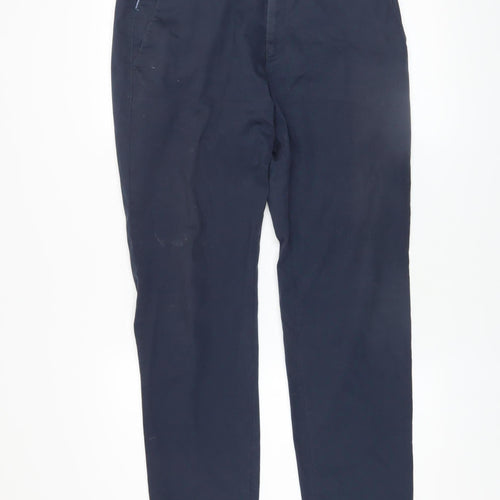 Bugatti Men's Blue Chino Trousers Size L 42in Regular Fit