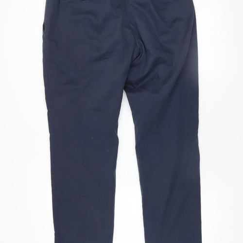 Bugatti Men's Blue Chino Trousers Size L 42in Regular Fit