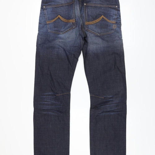 Fullcircle Men's Blue Denim Straight Jeans W34 L34