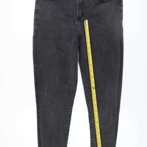 Abercrombie & Fitch Women's Black Size 10 High Rise Super Skinny Ankle Jeans
