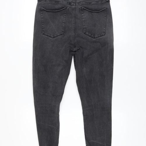 Abercrombie & Fitch Women's Black Size 10 High Rise Super Skinny Ankle Jeans