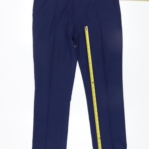 Next Men's Blue Dress Pants Trousers 34W 29L Regular Fit