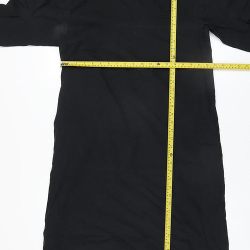 Carolyn Donnelly The Edit Women's Black Cotton Shift Dress Size S
