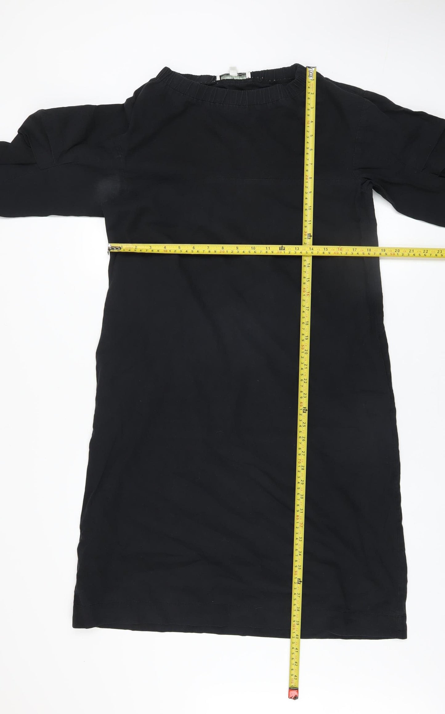 Carolyn Donnelly The Edit Women's Black Cotton Shift Dress Size S