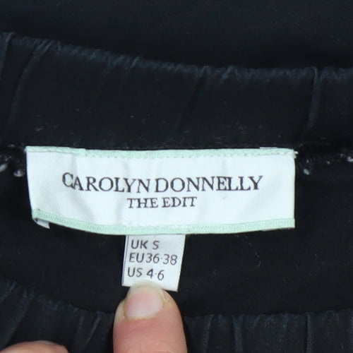 Carolyn Donnelly The Edit Women's Black Cotton Shift Dress Size S
