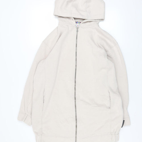 Helen Steele Men’s Beige Full Zip Hoodie Size M