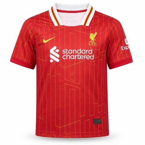 Nike Boys Red LFC Football Jersey T-Shirt 10-11 Years Lightweight Sports Top