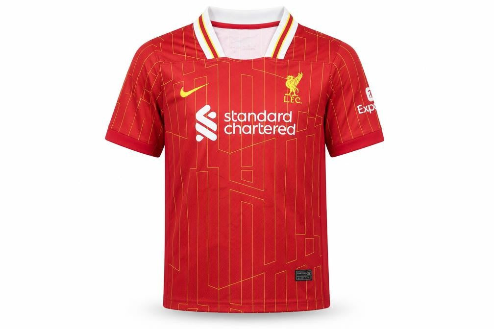 Nike Boys Red LFC Football Jersey T-Shirt 10-11 Years Lightweight Sports Top