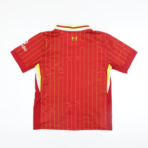 Nike Boys Red LFC Football Jersey T-Shirt 10-11 Years Lightweight Sports Top