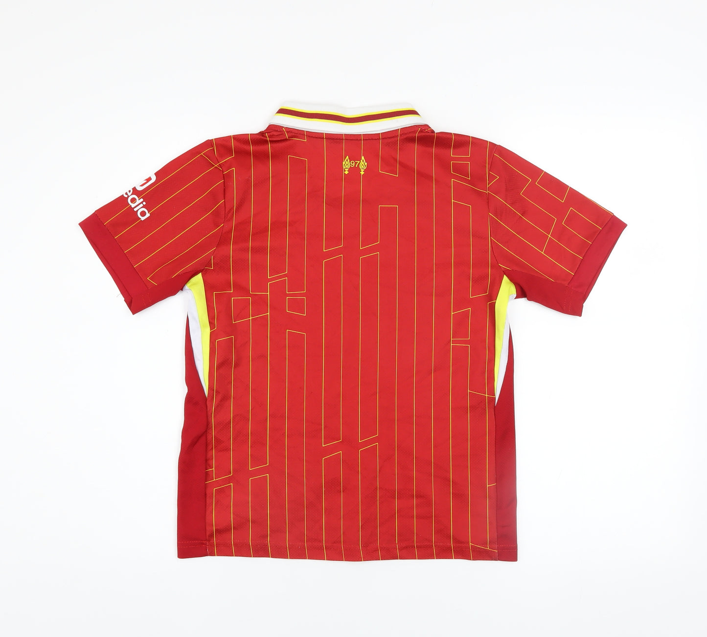 Nike Boys Red LFC Football Jersey T-Shirt 10-11 Years Lightweight Sports Top
