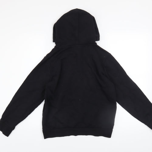 Champion Boys Black Pullover Hoodie 11-12 Years Regular Fit Fleece Sweatshirt