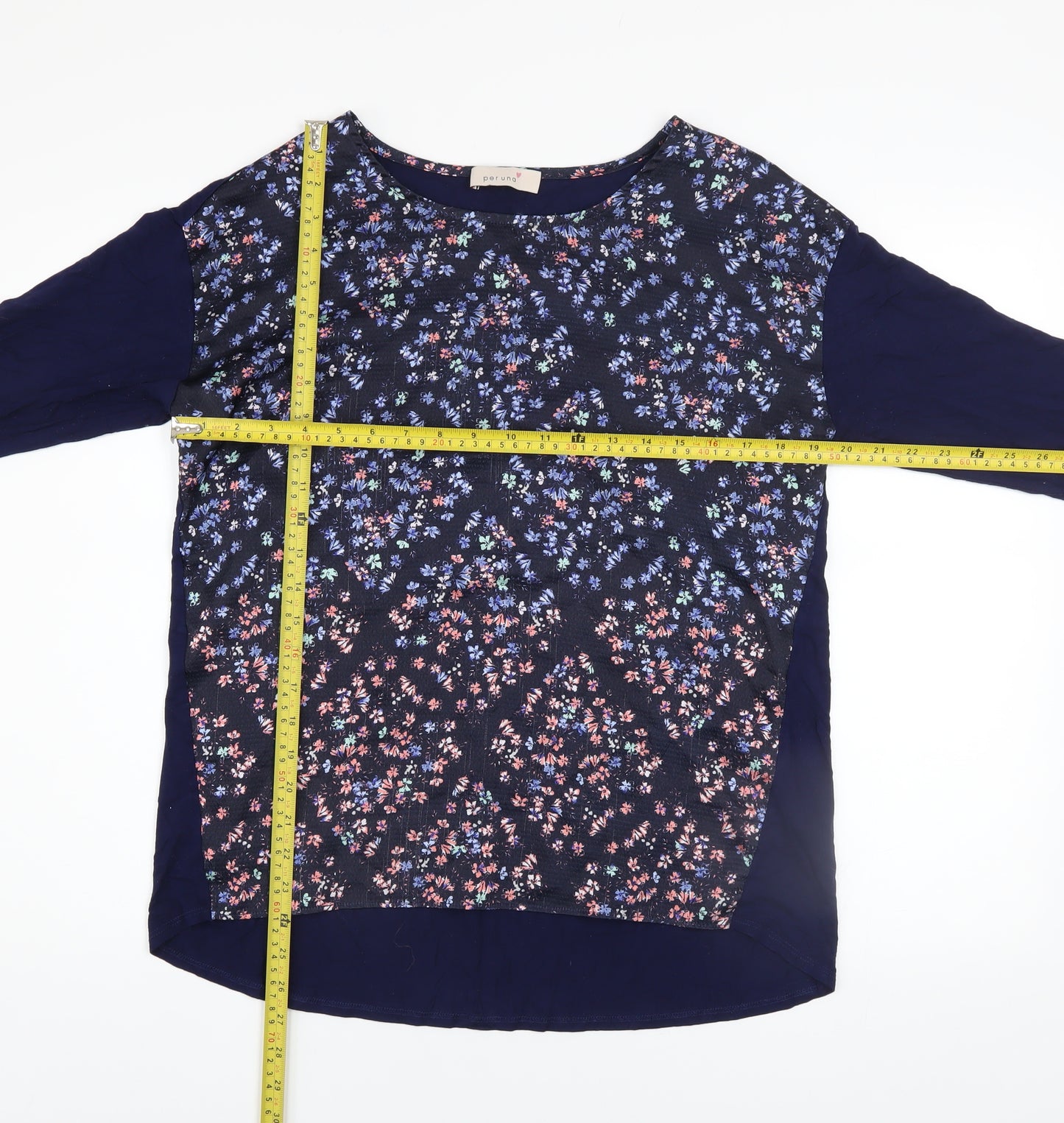Marks and Spencer Womens Multicoloured Floral Tunic Blouse Size 12