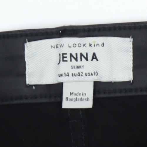 New Look Women Black Skinny Jegging Trousers UK 14 Viscose Blend