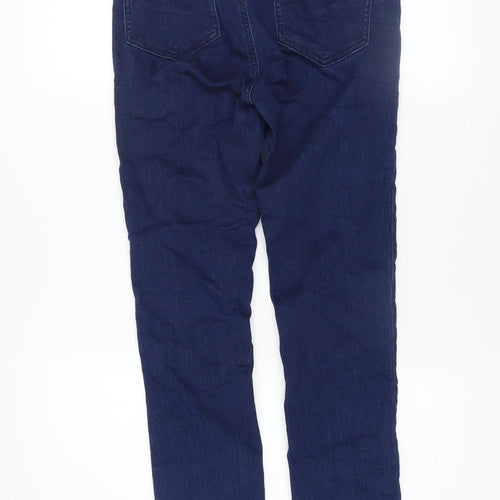 Gallery Women's Blue Mid Rise Skinny Stretch Jeans Size 12