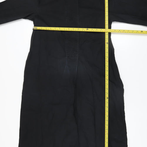 Carolyn Donnelly Women’s Black Size 10 Shift Dress Long Sleeve