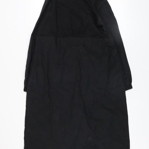 Carolyn Donnelly Women’s Black Size 10 Shift Dress Long Sleeve