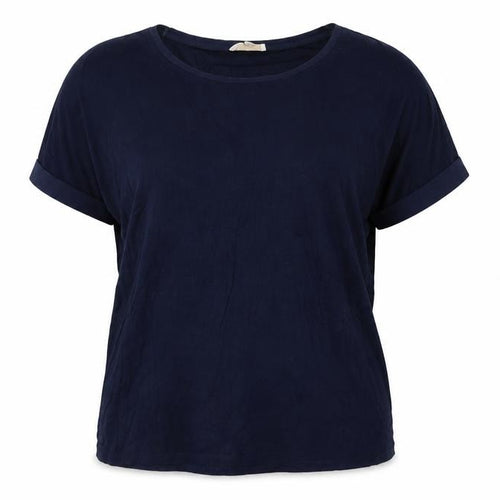Phase Eight Women's Blue Viscose Stretch Jersey T-Shirt UK 12