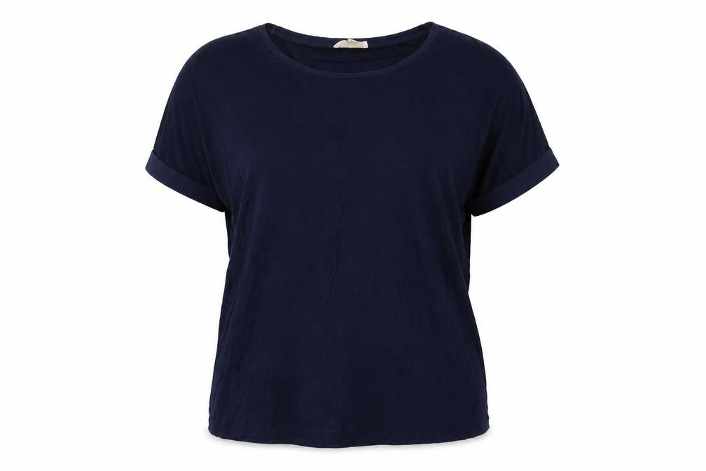 Phase Eight Women's Blue Viscose Stretch Jersey T-Shirt UK 12