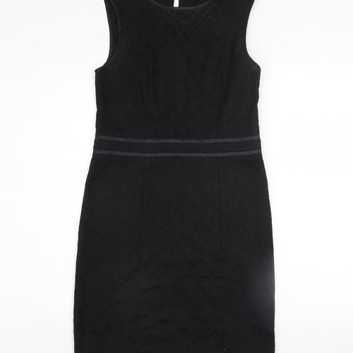 Atmosphere Women’s Black Lace Sheath Knee Length Dress UK 10