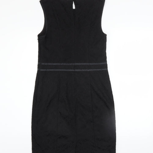 Atmosphere Women’s Black Lace Sheath Knee Length Dress UK 10