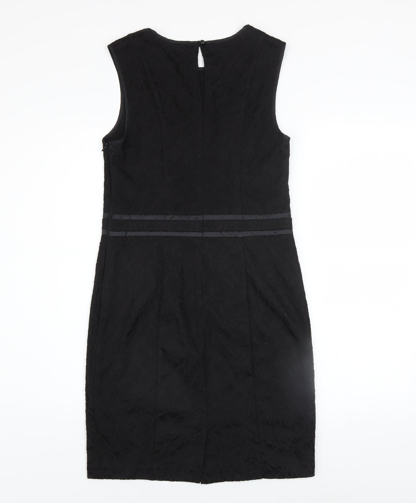 Atmosphere Women’s Black Lace Sheath Knee Length Dress UK 10