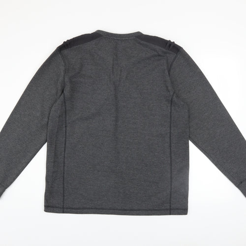 Denim Seventy3 Men's Grey Henley Sweatshirt Size L