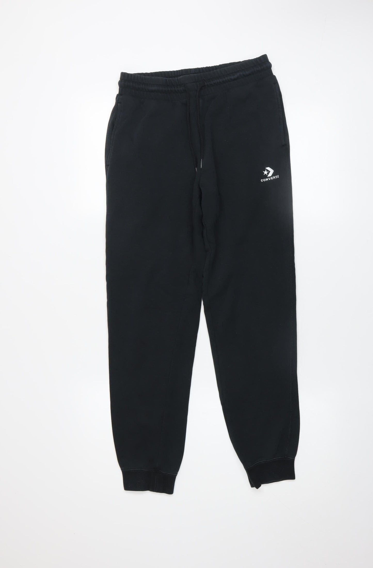 Converse Women’s Black XS Jogger Sweatpants 80% Cotton 20% Polyester