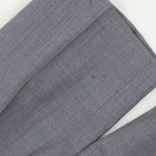 Remus Uomo Men's Grey Wool Blend Dress Pants 36R Formal Trousers