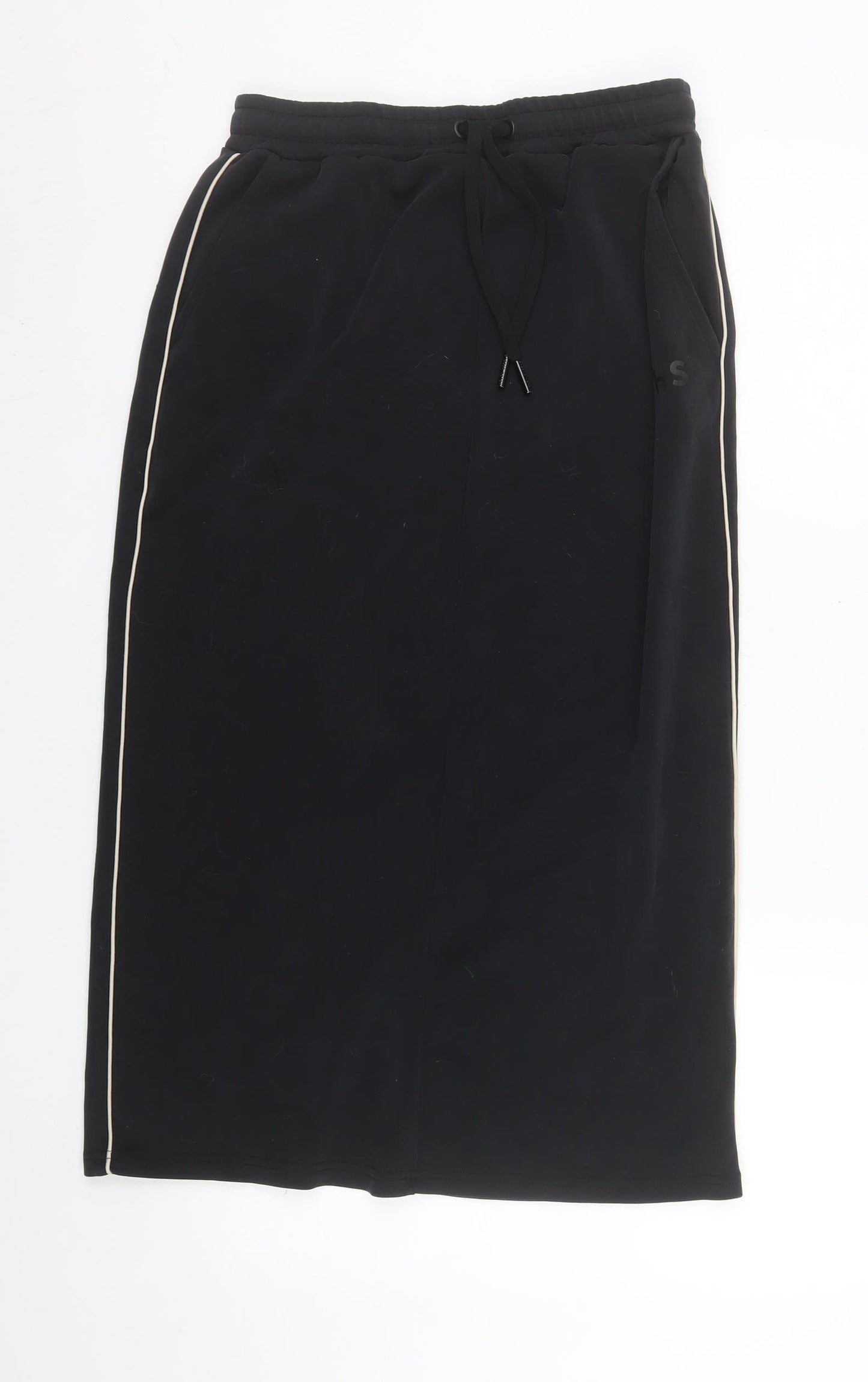 Helen Steele Dunnes Stores Women's Black Midi Jersey Skirt S