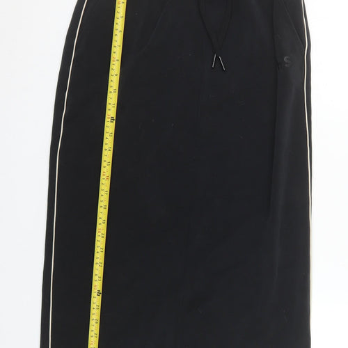 Helen Steele Dunnes Stores Women's Black Midi Jersey Skirt S