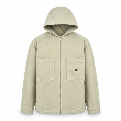 Zara Boys Beige Cotton Hooded Full Zip Jacket 13-14 Years
