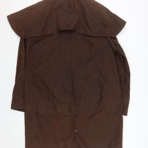 Jack Murphy Men's Brown XS Waterproof Long Riding Rain Coat
