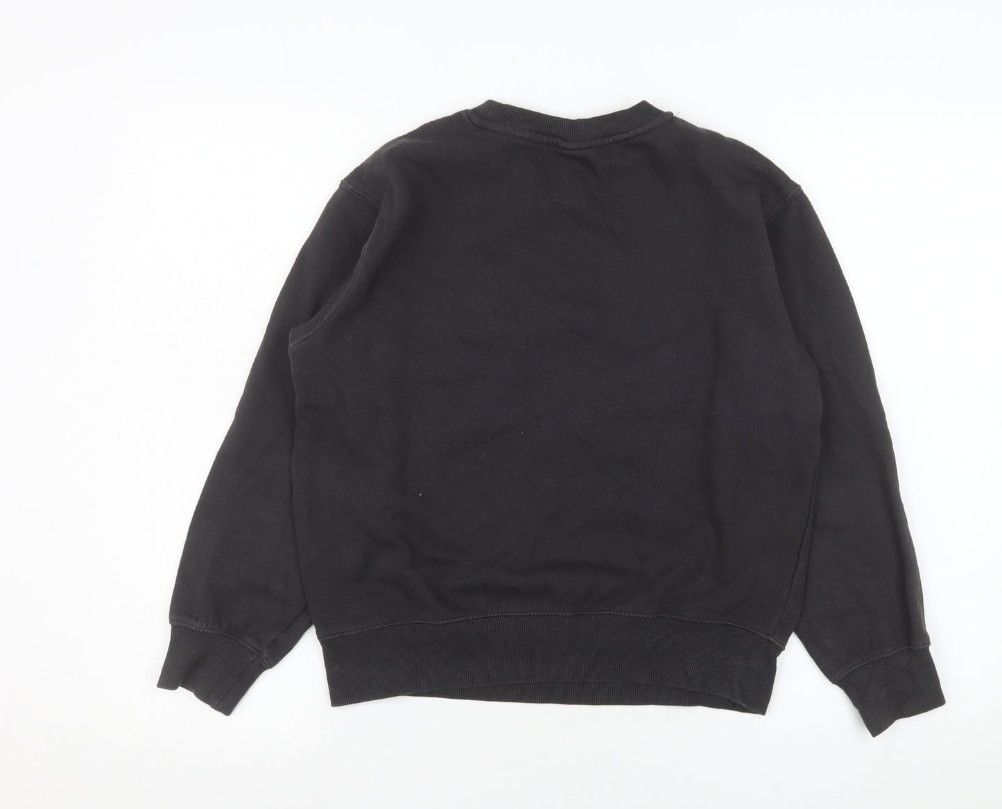 H&M L.O.G.G. Women's Black Rolling Stones Graphic Pullover Sweatshirt XS