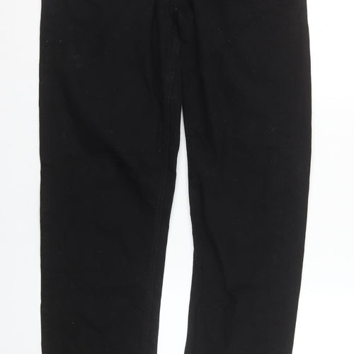 River Island Womens Black Straight Leg Jeans Size 32L Regular Fit