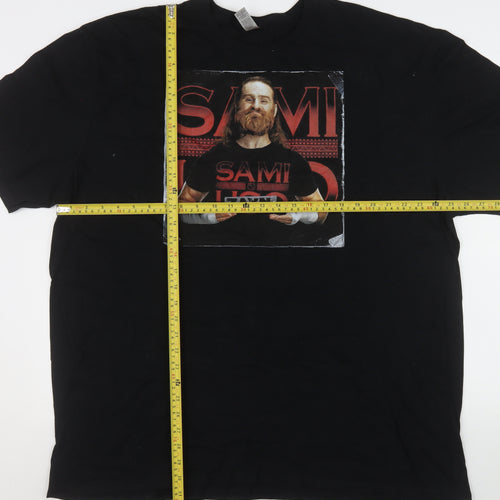 Gildan Men’s Black 3XL Softstyle Sports Graphic Cotton T-Shirt