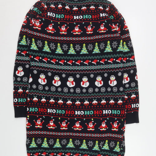 Next Women’s Multicoloured Christmas Jumper Dress Size 14