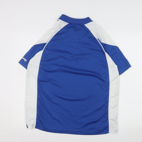 Cougars Mens Blue Quick Dry Sports Polo Shirt Size M