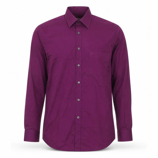 Remus Uomo Men's Purple Long Sleeve Slim Fit Dress Shirt 16/41