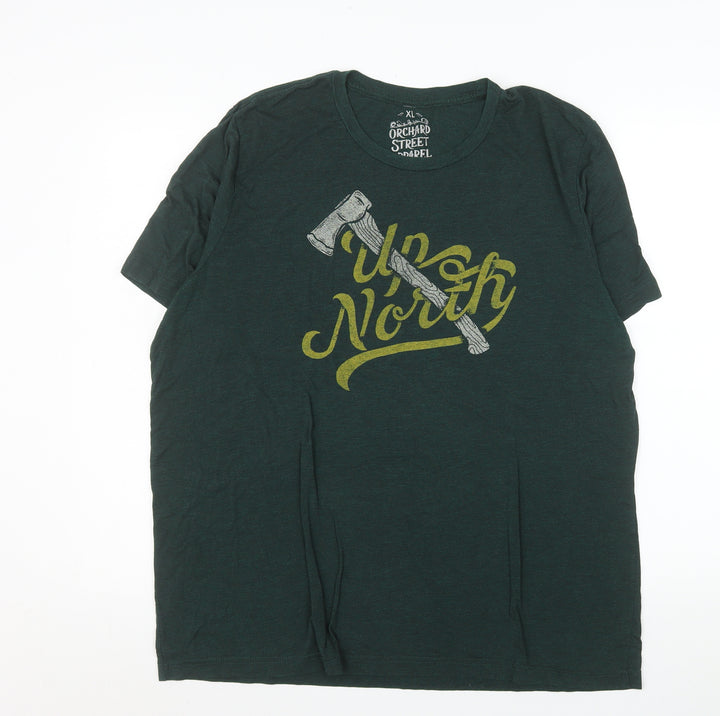 Orchard Street Apparel Men's Green XL Graphic Outdoor T-Shirt