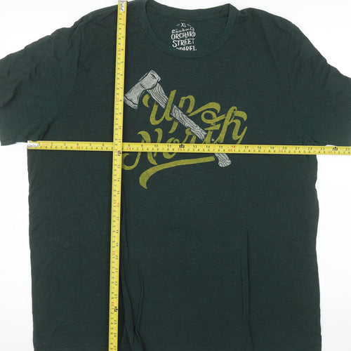 Orchard Street Apparel Men's Green XL Graphic Outdoor T-Shirt