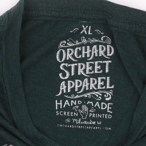 Orchard Street Apparel Men's Green XL Graphic Outdoor T-Shirt