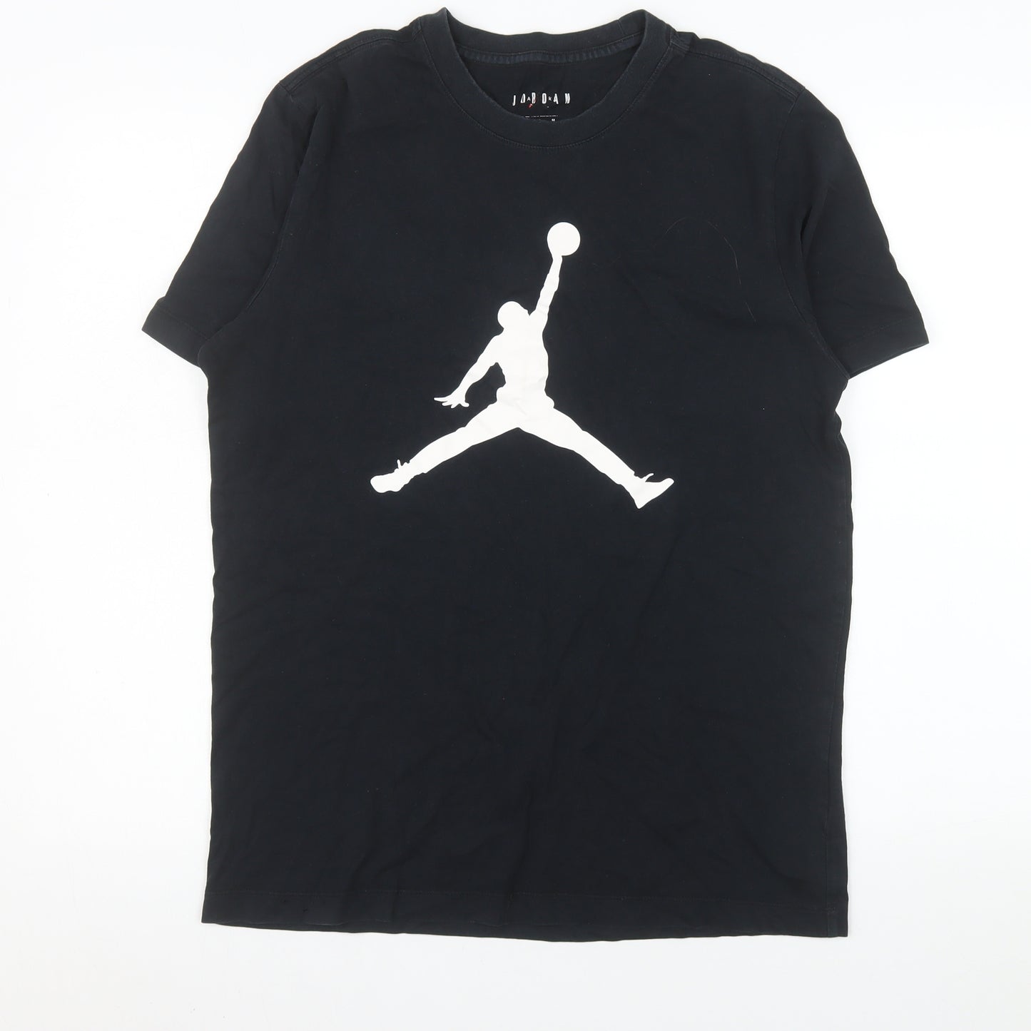Jordan Men's Black Graphic Sports T-Shirt Size M Regular Fit