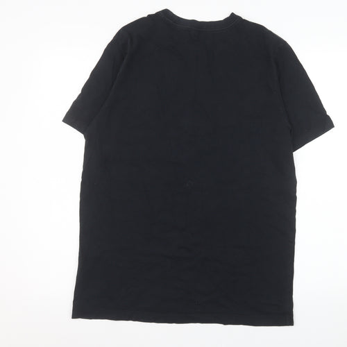 Jordan Men's Black Graphic Sports T-Shirt Size M Regular Fit