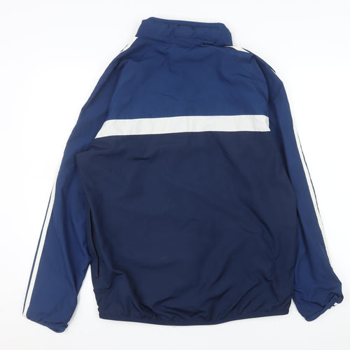 Adidas Men’s Blue Track Jacket Medium Full Zip Retro Sportswear