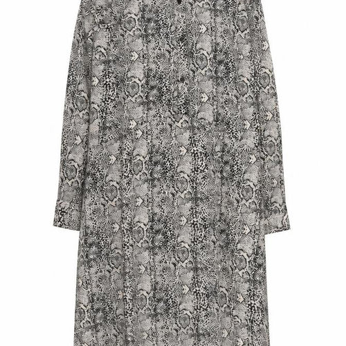 Wednesday's Girl Women's Multicoloured XS Snake Print Shirt Dress