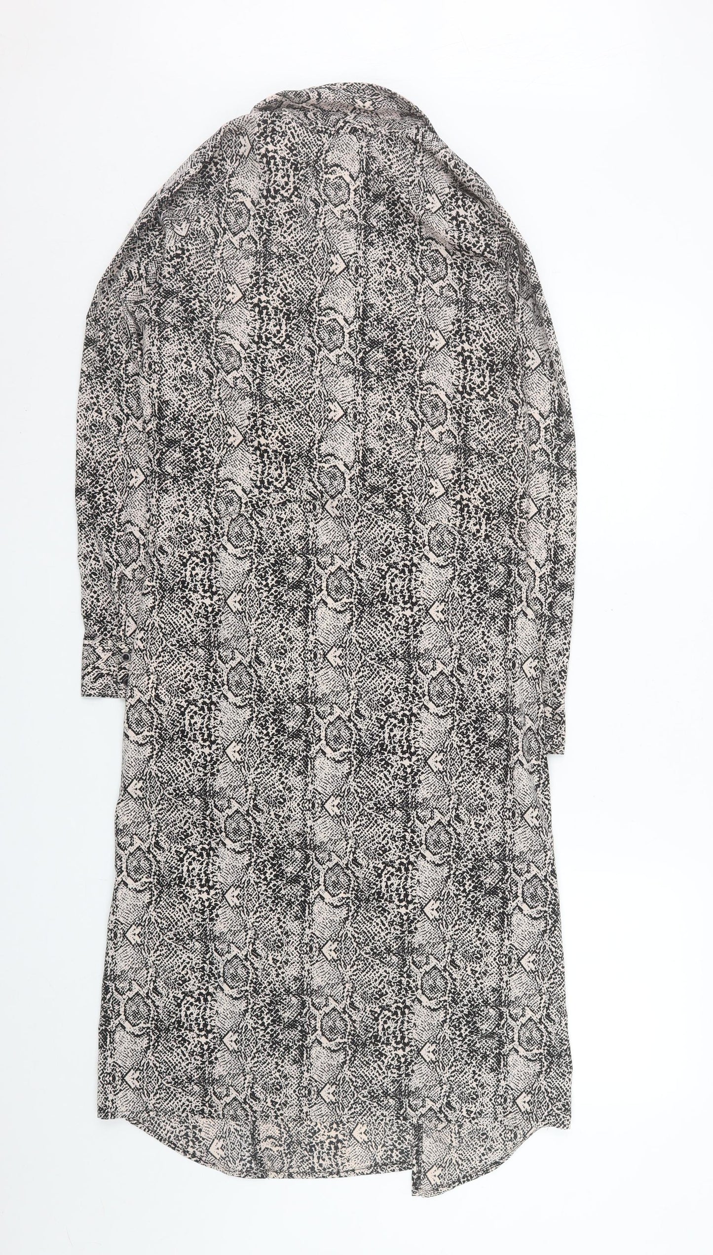 Wednesday's Girl Women's Multicoloured XS Snake Print Shirt Dress