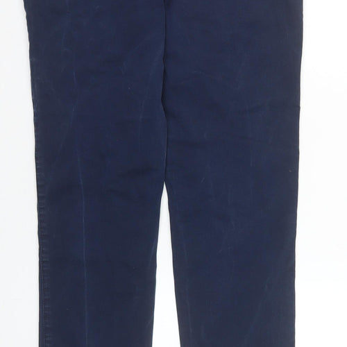LCDN Couture Men's Blue Chino Trousers Size 34 Regular Fit Cotton Blend
