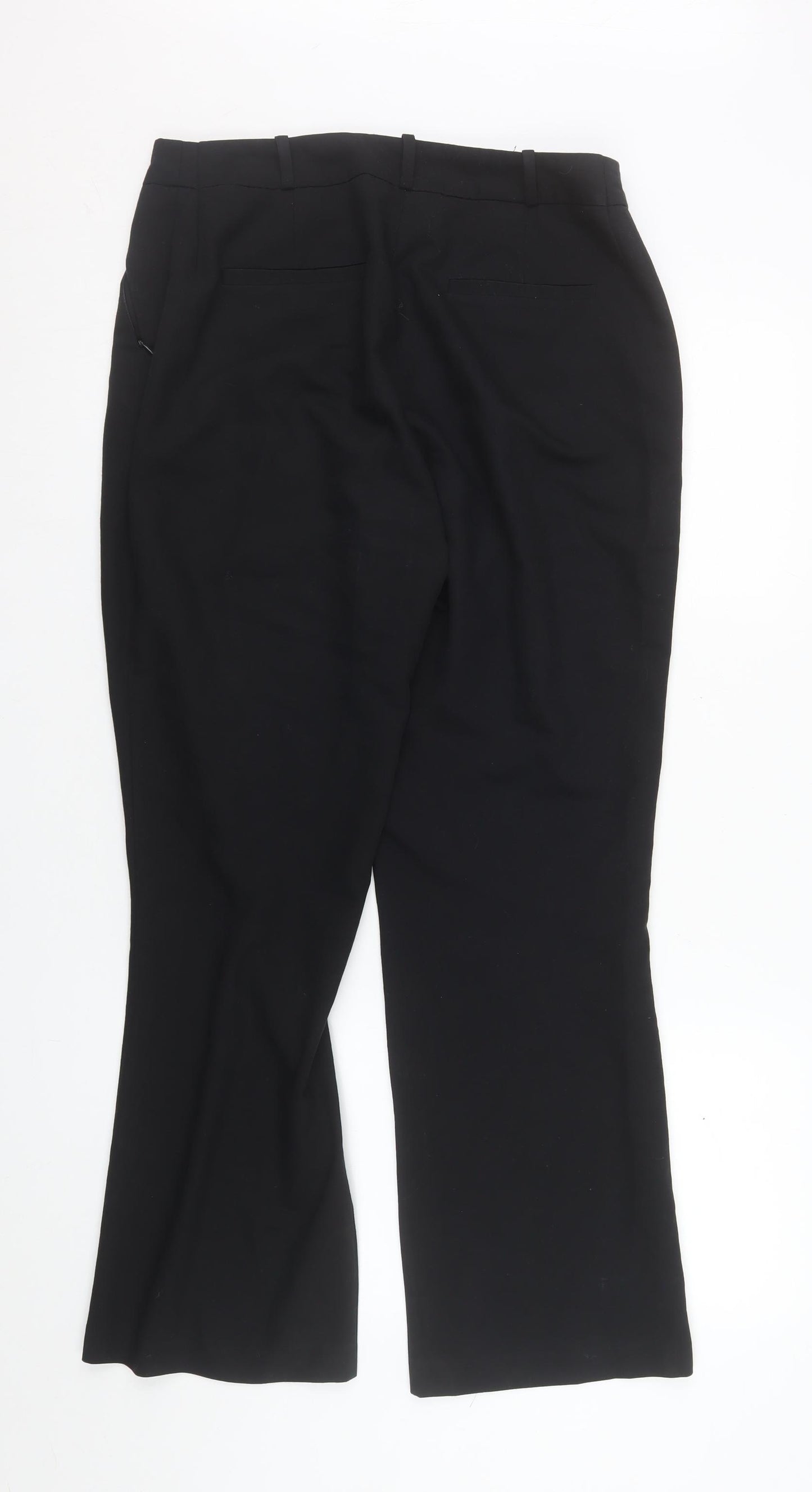 Dunnes Women’s Black Size 12 Straight Leg Dress Pants Work Trousers