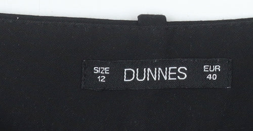 Dunnes Women’s Black Size 12 Straight Leg Dress Pants Work Trousers