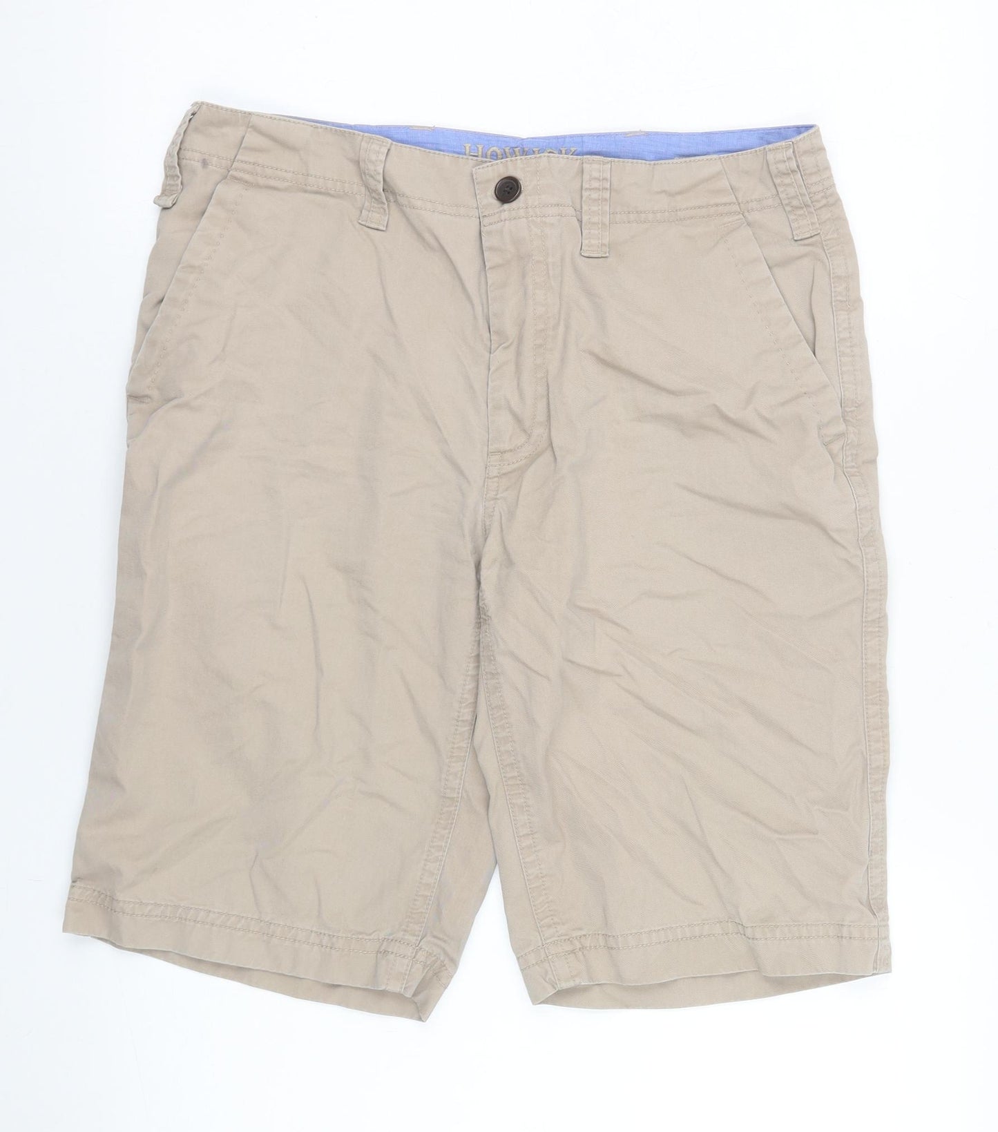Howick Men's Beige 32 Chino Shorts Casual Cotton Lightweight